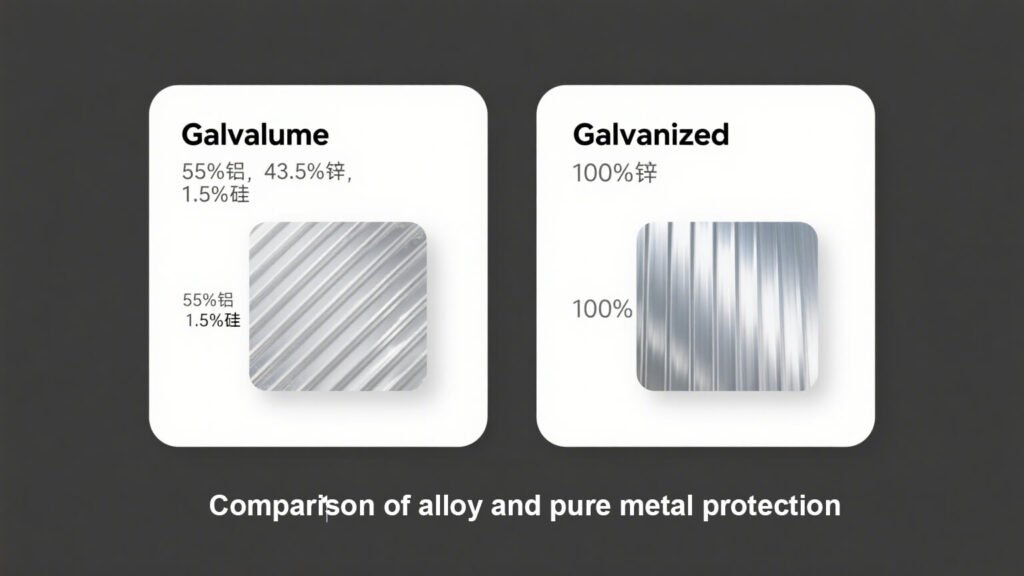 Galvalume vs Galvanized: Which One Is Right for You? 3 Alloys vs Pure Metals