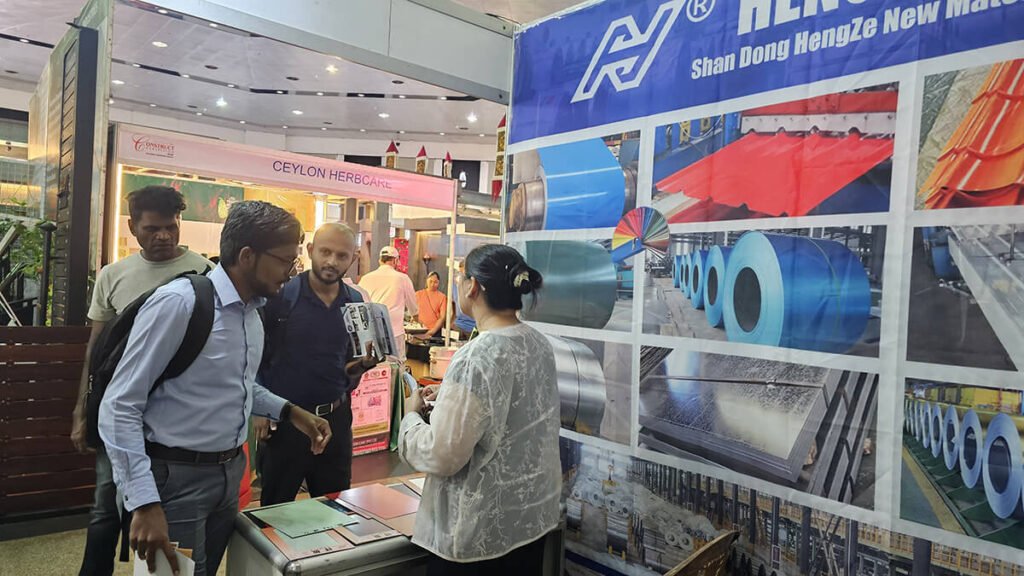 Hengze Steel at Sri Lanka Expo 2025 9 Highlights of Hengze Steel’s Booth