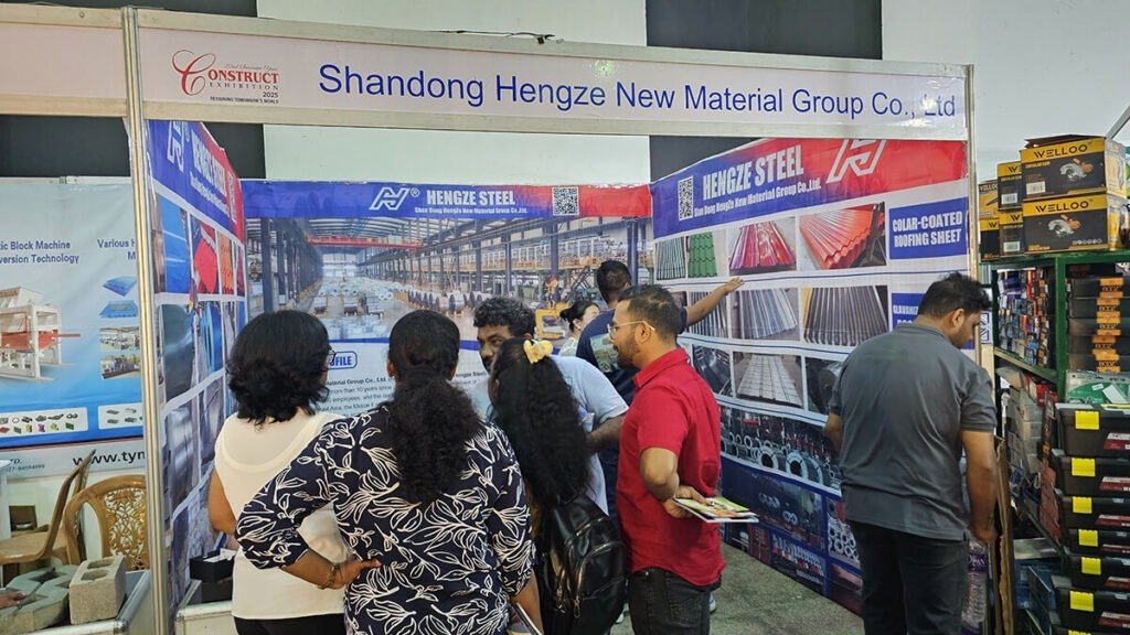 Hengze Steel at Sri Lanka Expo 2025 5 Highlights of Hengze Steel’s Booth 2