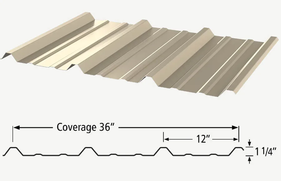 PBR Panel – Purlin Bearing Leg Panel