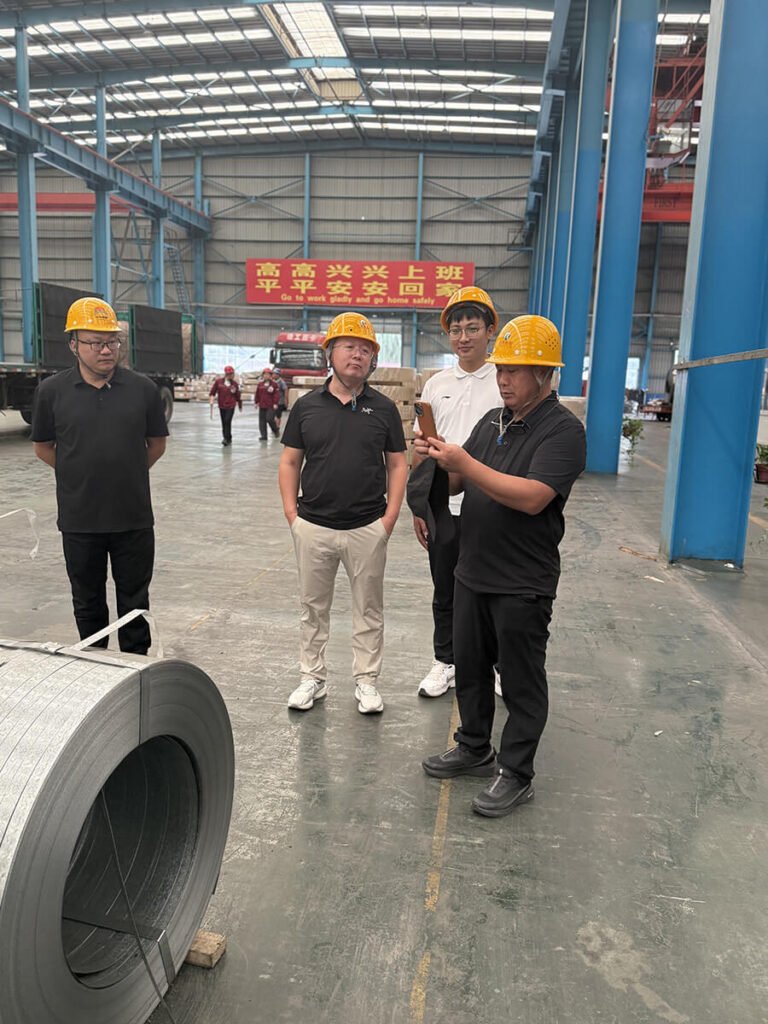 Argentine Client Visits Hengze Steel Group 3 Argentine customers visited Hengze Steel Group3