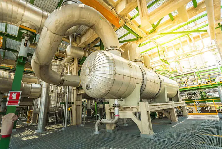 Mga pipeline at pressure vessel