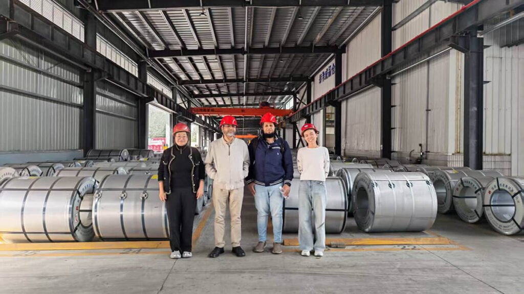 Pakistani Clients Visit Hengze Steel Group 1 Group photo with clients2