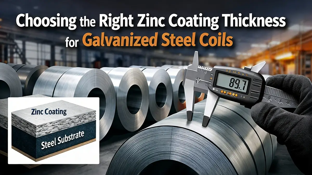 Choose Zinc Coating Thickness for Galvanized Steel Coils