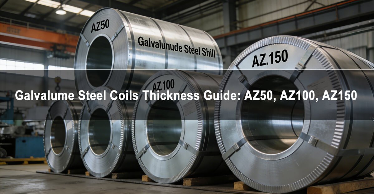 Galvalume Steel Coils Thickness Guide AZ50, AZ100, AZ150
