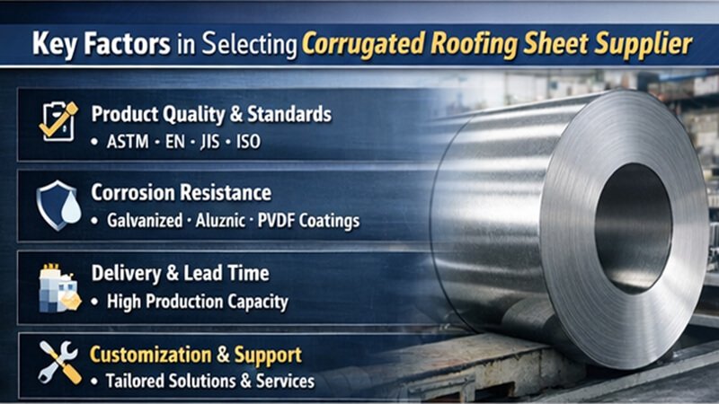Key Factiors in Selecting Corrugated Roofing Sheet Supplier