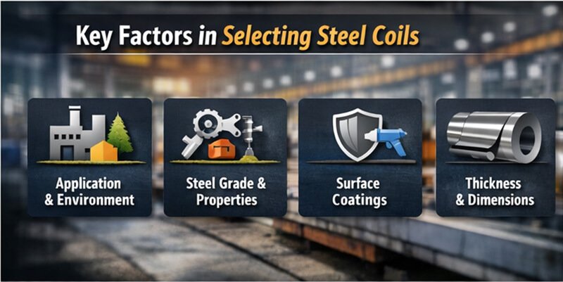 key Factors in selecting steel coil