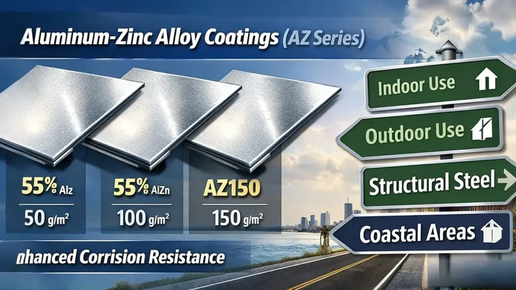Aluminum-Zinc Alloy Coatings