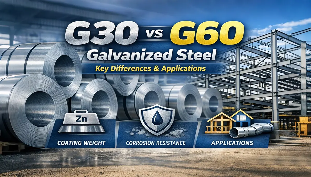 G30 VS G60 Galvanized Steel