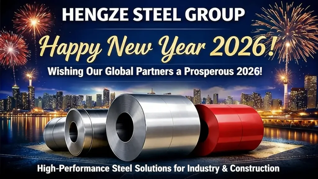 Hengze Steel Group 2026 New Year Greetings & Global Update