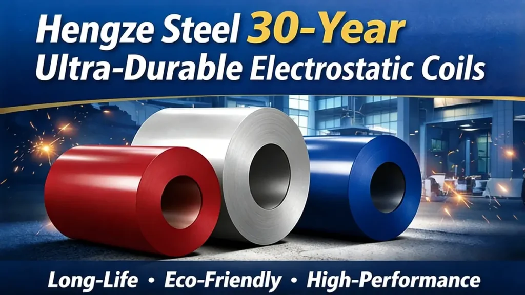 Hengze Steel 30-Year Ultra-Durable Electrostatic Coils