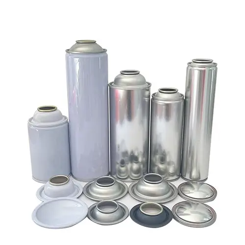 Aerosol cans and closures Applications