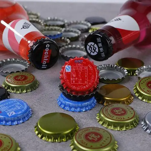 Caps, closures, and stamped parts Applications