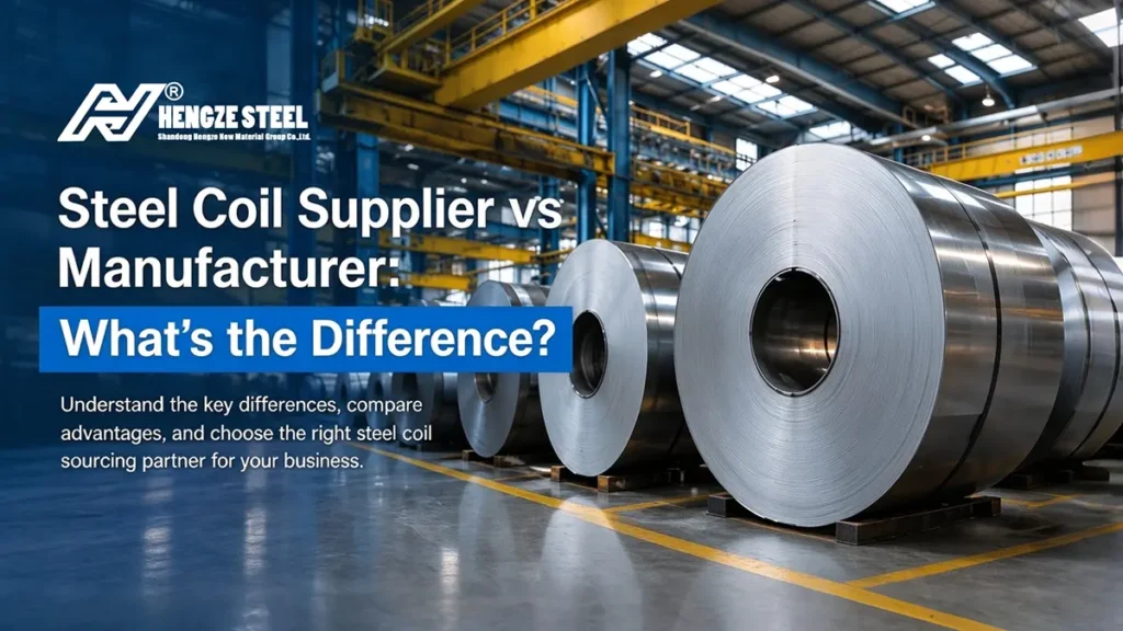 Steel coil supplier vs manufacturer: What's the difference? | Hengze Steel