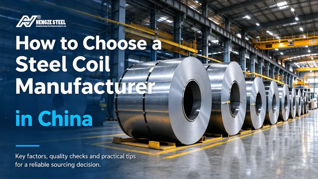 How to choose a steel coil manufacturer in China for reliable quality and supply